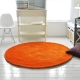 Ковер круглый \ мягкий \ оранжевый Round Orange Carpet - JUMKIDS